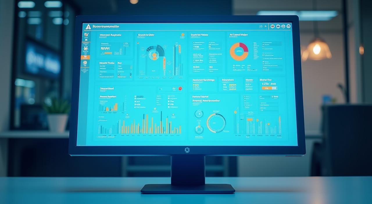 Dashboard dell'IA per l'analisi dei dati